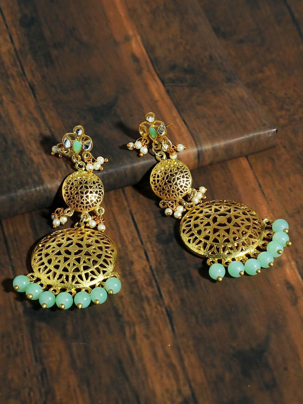 Glamorous Alloy Gold Plated Earring